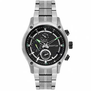 ΡΟΛΟΙ QUANTUM  ADG861.350 QUANTUM Silver Stainless Steel Bracelet