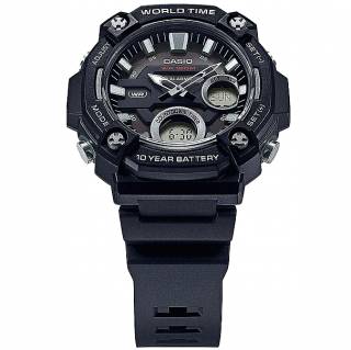 ΡΟΛΟΙ CASIO AEQ-120W-1AVEF CASIO Collection Chronograph Black Plastic Strap