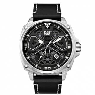 ΡΟΛΟΙ CATERPILLAR  AJ14134121 CATERPILLAR Tokyo Black Leather Strap