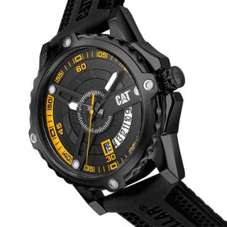 ΡΟΛΟΙ CATERPILLAR  AM16121122 CATERPILLAR Newport Black Silicone Strap