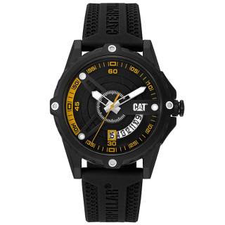 ΡΟΛΟΙ CATERPILLAR  AM16121122 CATERPILLAR Newport Black Silicone Strap