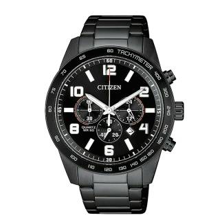 ΡΟΛΟΙ  CITIZEN  AN8165-59E CITIZEN Chronograph Black Stainless Steel Bracelet