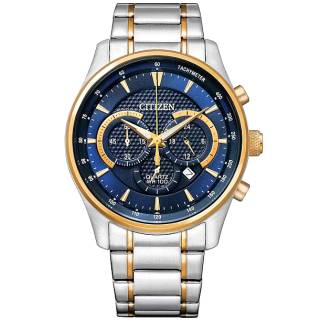 ΡΟΛΟΙ  CITIZEN AN8194-51L CITIZEN Gents Chronograph Two Tone Stainless Steel Bracelet