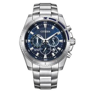 ΡΟΛΟΙ  CITIZEN AN8201-57L CITIZEN Chronograph Silver Stainless Steel Bracelet