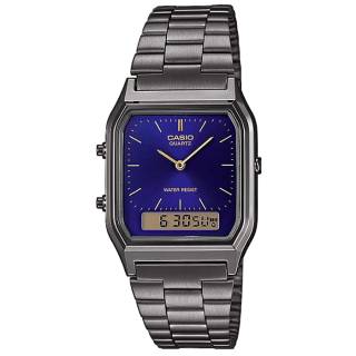 ΡΟΛΟΙ CASIO AQ-230EGG-2AEF CASIO Collection Dual Time Chronograph Grey Stainless Steel Bracelet