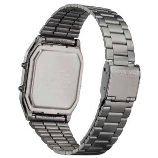 ΡΟΛΟΙ CASIO  AQ-230EGG-3AEF  CASIO Vintage Dual Time Chronograph Grey Stainless Steel Bracelet