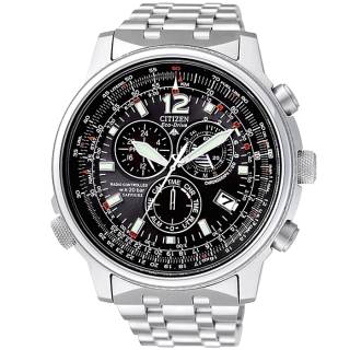 ΡΟΛΟΙ CITIZEN  AS4020-52E CITIZEN Promaster Eco-Drive Radio Controlled Chronograph Stainless Steel Bracelet