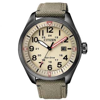 ΡΟΛΟΙ CITIZEN   AW5005-12X CITIZEN Eco-Drive Khaki Fabric Strap