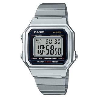 ΡΟΛΟΙ CASIO B-650WD-1AEF CASIO Collection Chronograph Silver Stainless Steel Bracelet