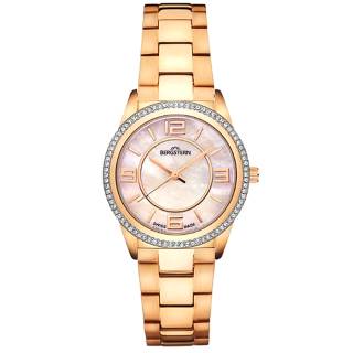 ΡΟΛΟΙ BERGSTERN  B034L172 BERGSTERN Brilliance Crystals Rose Gold Stainless Steel Bracelet