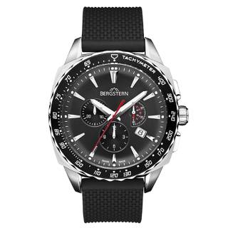 ΡΟΛΟΙ BERGSTERN B051G241 BERGSTERN Active Chronograph Black Rubber Strap