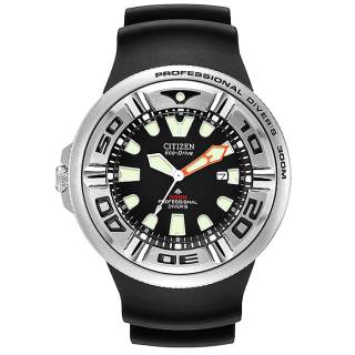 ΡΟΛΟΙ CITIZEN  BJ8050-08E CITIZEN Eco-Drive Professional Diver 300M Black Rubber Strap