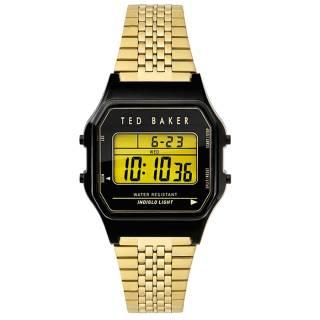 ΡΟΛΟΙ TED BAKER  BKP80S204 TED BAKER TED 80s Chronograph Gold Stainless Steel Bracelet