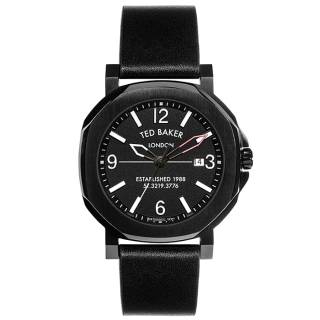 ΡΟΛΟΙ TED BAKER BKPACS201 TED BAKER Actonn Black Leather Strap