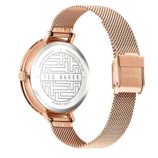 ΡΟΛΟΙ TED BAKER BKPAMF107 TED BAKER Ammy Hearts Rose Gold Stainless Steel Bracelet