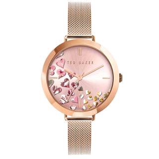 ΡΟΛΟΙ TED BAKER BKPAMF107 TED BAKER Ammy Hearts Rose Gold Stainless Steel Bracelet