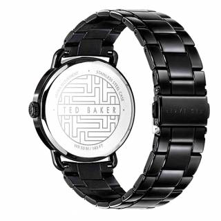 ΡΟΛΟΙ TED BAKER BKPBXF010 TED BAKER Brixam Black Stainless Steel Bracelet