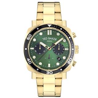 ΡΟΛΟΙ TED BAKER BKPCNF307 TED BAKER Caine Chronograph Gold Stainless Steel Bracelet