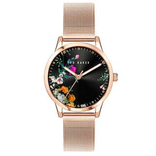 ΡΟΛΟΙ TED BAKER BKPFZS116 TED BAKER Fitzrovia Bloom Rose Gold Stainless Steel Bracelet