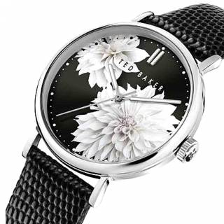 ΡΟΛΟΙ TED BAKER BKPPHF007 TED BAKER Phylipa Peonia Black Leather Strap