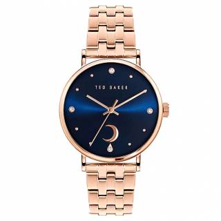 ΡΟΛΟΙ TED BAKER BKPPHF133 TED BAKER Phylipa Moon Crystals Rose Gold Stainless Steel Bracelet