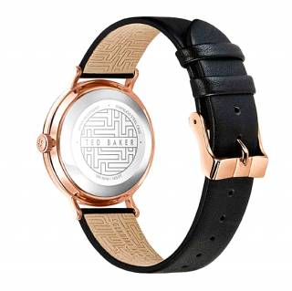 ΡΟΛΟΙ TED BAKER BKPPHS138 TED BAKER Phylipa Shine Black Leather Strap