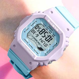 ΡΟΛΟΙ CASIO  BLX-565-2ER CASIO Baby-G Chronograph Light Blue Plastic Strap