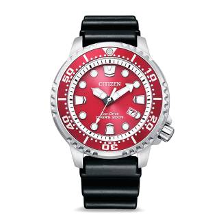 ΡΟΛΟΙ CITIZEN  BN0159-15X Citizen Eco-Drive Divers Black Rubber Strap