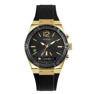 ΡΟΛΟΙ GUESS  C0002M3 GUESS Connect Black Rubber Strap