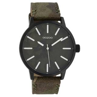 ΡΟΛΟΙ OOZOO C10003 OOZOO Timepieces Camo Leather Strap