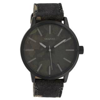 ΡΟΛΟΙ OOZOO C10004 OOZOO Timepieces Camo Leather Strap