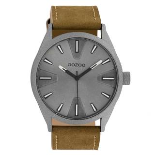 ΡΟΛΟΙ OOZOO  C10022 OOZOO Timepieces Olive Green Leather Strap