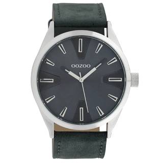 ΡΟΛΟΙ OOZOO  C10023 OOZOO Timepieces Grey Leather Strap