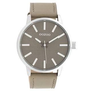 ΡΟΛΟΙ OOZOO  C10032 OOZOO Timepieces Grey Leather Strap