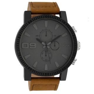 ΡΟΛΟΙ OOZOO C10064 OOZOO Timepieces Brown Leather Strap