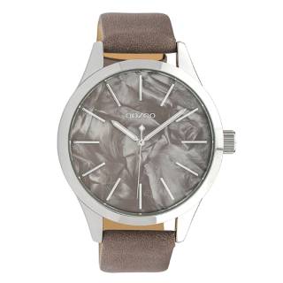 ΡΟΛΟΙ OOZOO  C10073 OOZOO Timepieces Brown Leather Strap