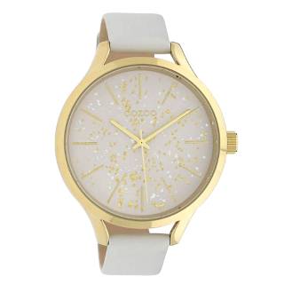 ΡΟΛΟΙ OOZOO  C10085 OOZOO Timepieces White Leather Strap