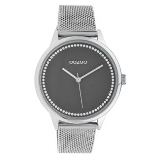 ΡΟΛΟΙ OOZOO  C10091 Timepieces Silver Metallic Bracelet