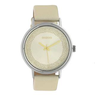 ΡΟΛΟΙ OOZOO  C10097 OOZOO Timepieces Beige Leather Strap