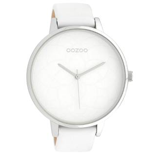 ΡΟΛΟΙ OOZOO  C10100 OOZOO Timepieces White Leather Strap