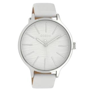 ΡΟΛΟΙ OOZOO  C10120 OOZOO Timepieces White Leather Strap