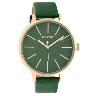 ΡΟΛΟΙ OOZOO C10123 OOZOO Timepieces Green Leather Strap