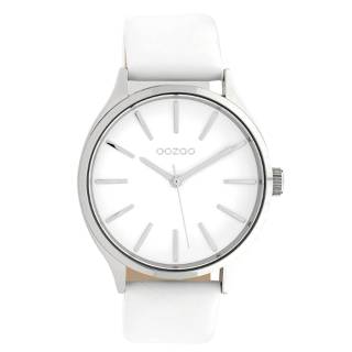 ΡΟΛΟΙ OOZOO C10126 OOZOO Timepieces White Leather Strap