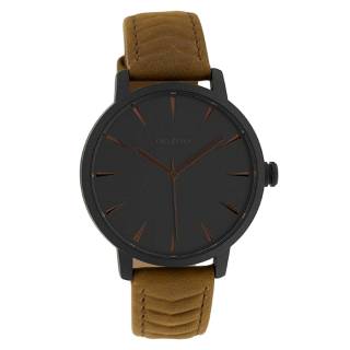 ΡΟΛΟΙ OOZOO  C10132 OOZOO Timepieces Brown Leather Strap