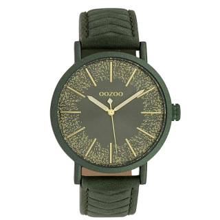 ΡΟΛΟΙ OOZOO  C10148 OOZOO Timepieces Green Leather Strap