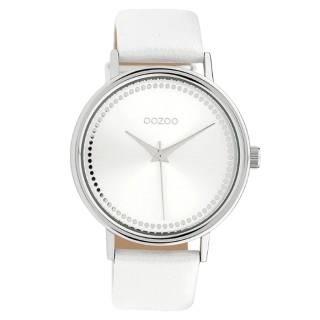 ΡΟΛΟΙ OOZOO  C10149 OOZOO Timepieces White Leather Strap