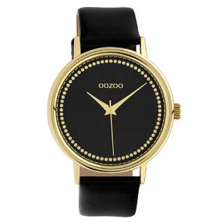 ΡΟΛΟΙ OOZOO  C10152 OOZOO Timepieces Black Leather Strap