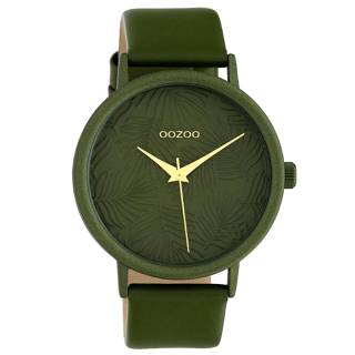 ΡΟΛΟΙ OOZOO C10173 OOZOO Timepieces Limited Green Leather Strap