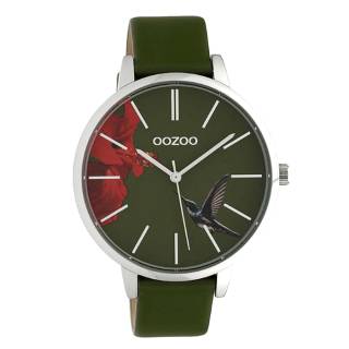 ΡΟΛΟΙ OOZOO  C10185 OOZOO Timepieces Limited Green Leather Strap