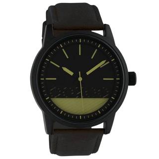 ΡΟΛΟΙ OOZOO C10309 OOZOO Timepieces Black Leather Strap